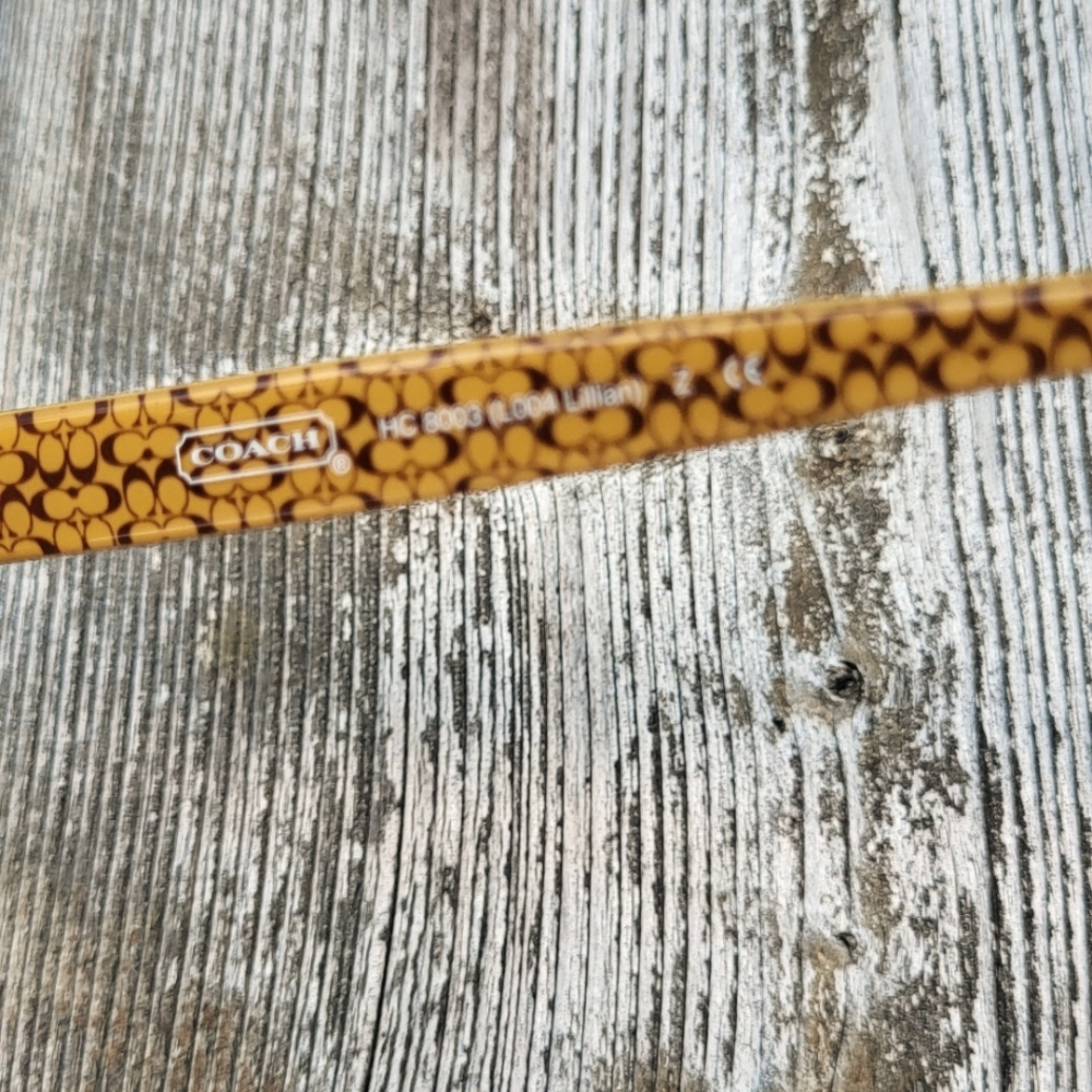 Coach Lillian Tortoise Shell Gradient Lens Sunglasses With Case - Picture 7 of 13